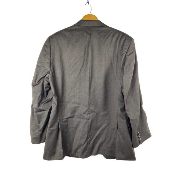 Calvin Klein Suit Jacket Blazer Sport Coat Black 100% Wool 40R 40 Regular Mens - Picture 6 of 6